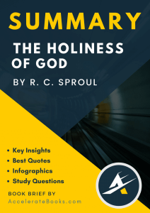 Book Summary of Holliness of God by R. C. Sproul