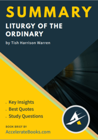 liturgy of the ordinary by tish harrison warren