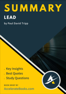 Book Summary of Lead by Paul David Tripp