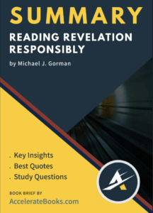 Book Summary of Reading Revelation Responsibly by Michael J. Gorman