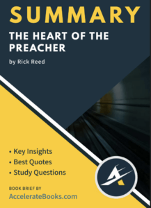 Book Summary of The Heart of the Preacher by Rick Reed